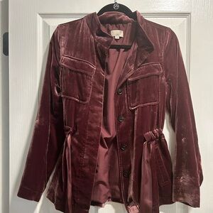 Velvet Winter Accent Jacket